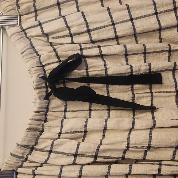 Anthropologie Cotton Grid Skirt - Picture 2 of 2